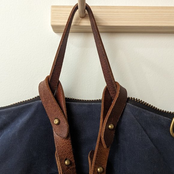 Eleven Thirty Melissa Convertible Backpack (navy/tan) - Picture 6 of 6